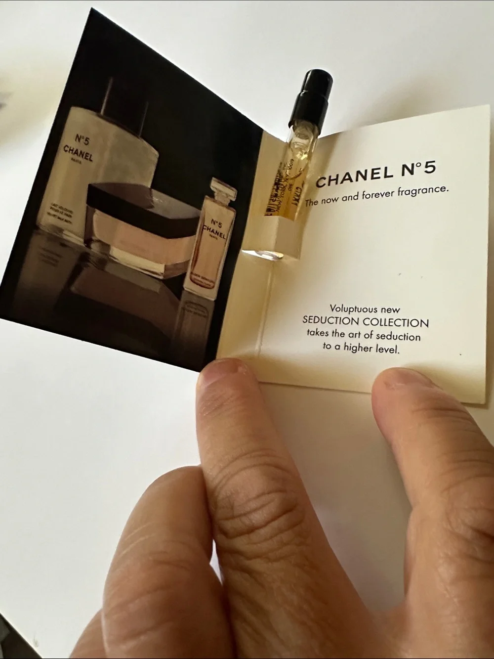CHANEL N°5 Sample Card and Vial